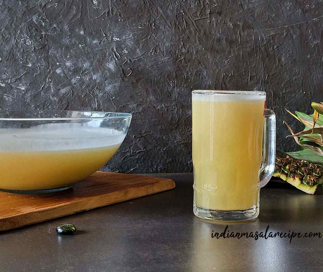 Pineapple Juice Recipe How to Make Pineapple Juice at Home Served